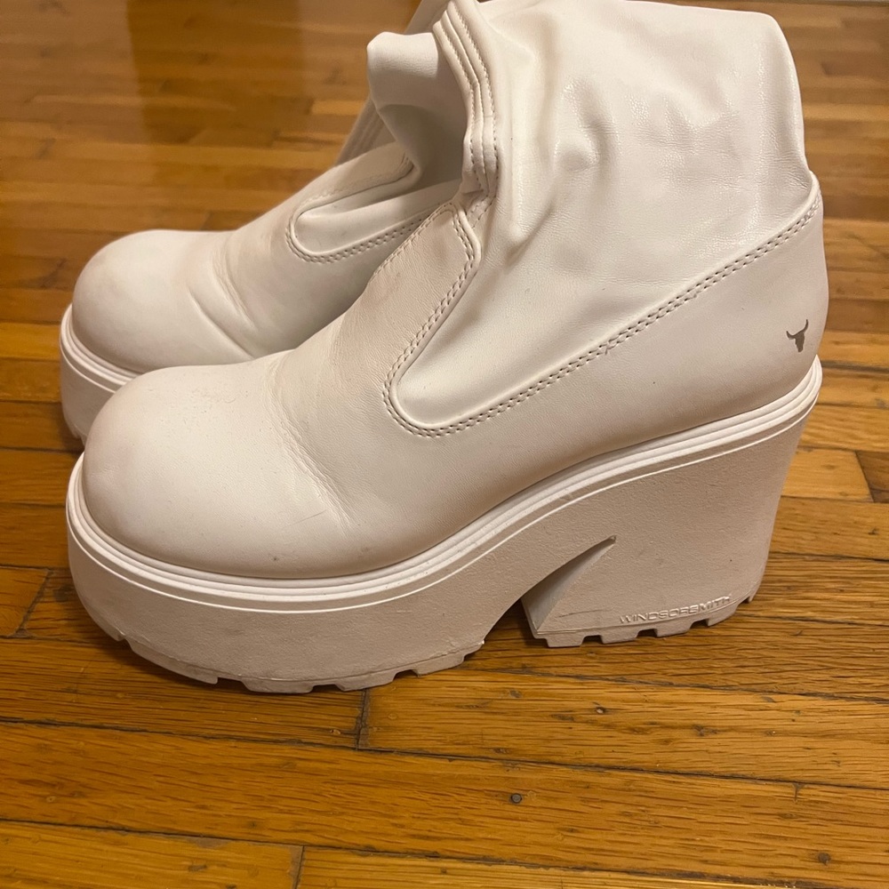 WINDSOR SMITH CHUNKY 90s PLATFORM KNEE HIGH BOOTS - Picture 3 of 3